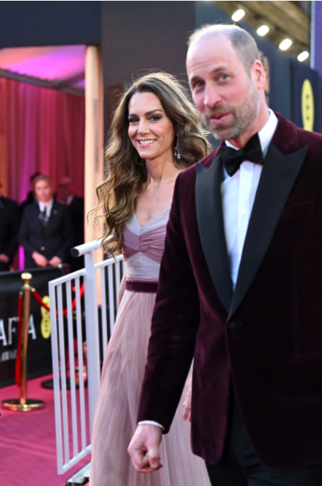 Povratek Kate Middleton in princa William na BAFTA 2026