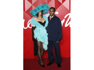 Rihanna in A$AP Rocky sta poskrbela za hrup na podelitvi modnih nagrad 2024